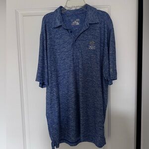 Troon North Golf Under Armour Heathered Blue Men's Polo US L